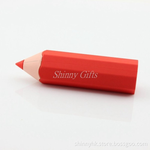 PVC Custom Pencil Power Bank Rohs CE Certificates